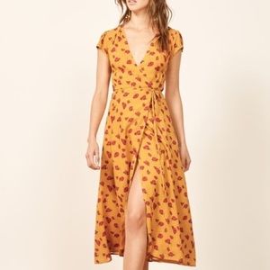 Reformation Carina Wrap Dress - Amelia